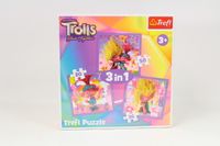PUZZLE 3w1 Poznaj wesoe Trolle 34870
