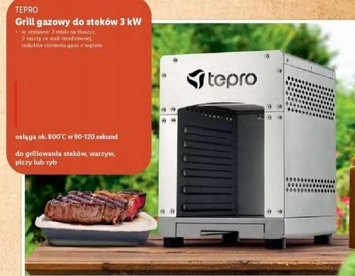 Grill gazowy do steków i nietylko TEPRO Toronto Basic 3366 na Arena.pl