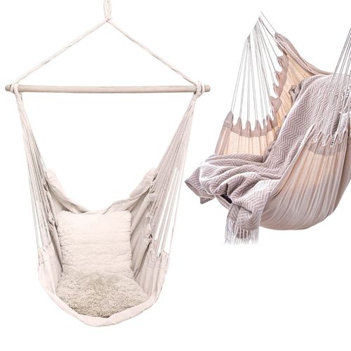 Hamak brazylijski beżowy na Arena.pl