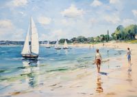 Plakat 84x59,5cm Życie na Brzegu