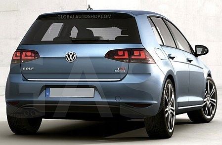 Volkswagen Golf MK8 - Chromowane Listwy Grill Atrapy Zderzaka Tuning zdjęcie 3
