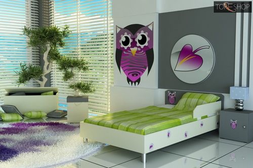łóżko 140x80 owl basic na Arena.pl