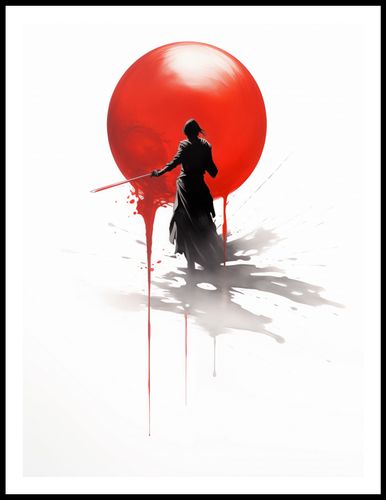 Plakat 60x80cm Samotny Samuraj na Arena.pl