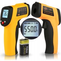 PIROMETR TERMOMETR LASEROWY BEZDOTYKOWY MIERNIK NA PODCZERWIEŃ -50 +550 LCD