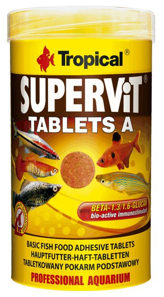 Tropical SUPERVIT TABLETS A 50ml/36g/80szt. zdjęcie 1