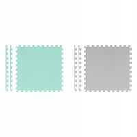 MATA PIANKOWA EVA DUŻE PUZZLE PIANKOWE MIĘKKA 180x180cm 9szt RICOKIDS