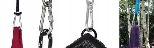 ZESTAW MONTAŻOWY HAK OBROTOWY SUFITOWY FOTELA HAMAKA HUŚTAWKI KARABIŃCZYKI na Arena.pl