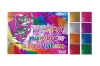 zeszyt papierów brokatowych b4/8k