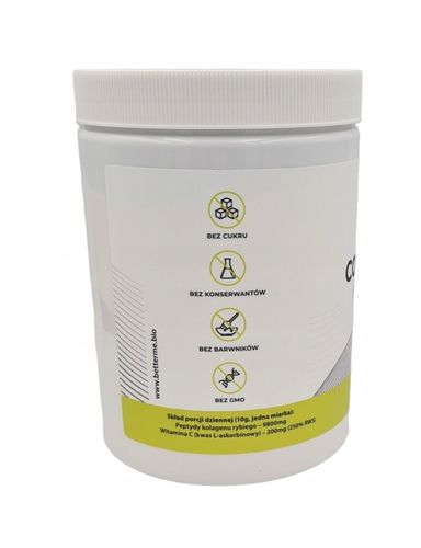 BetterMe kolagen rybi + witamina C bez smaku i zapachu 450g= 45 dni kuracji na Arena.pl