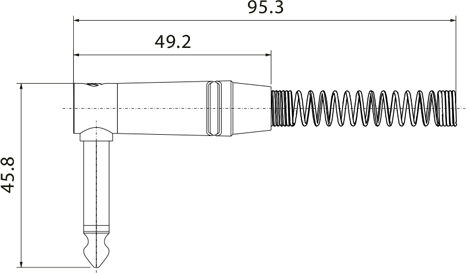 Wtyk typu Jack 6.3mm mono Roxtone RJ2RPP-BG na Arena.pl