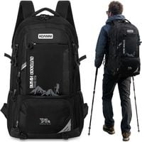 Plecak Turystyczny Wodoodporny 90L Trekkingowy Duży Lekki Survival