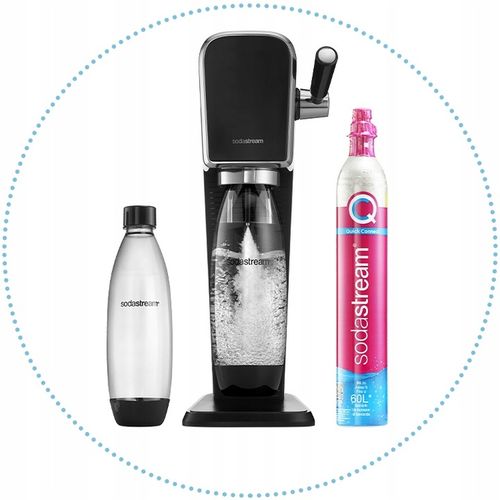 Saturator Soda Stream Art czarny 1 butelka na Arena.pl