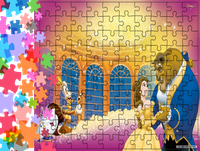 Puzzle tradycyjne - Piękna i Bestia