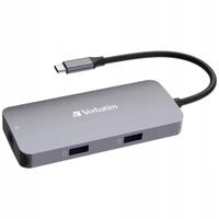 Hub USB Verbatim Multi Port CMH-05: 1x USB-C PD, 2xUSB-A 3.0, 1xHDMI, RJ-45