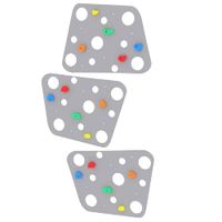 ścianka wspinaczkowa Cheesy 3 szary - chwyty kolorowe