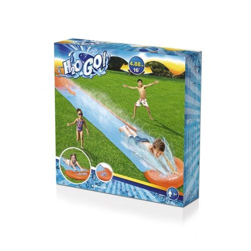 Ślizg Wodny Dla Dzieci 3+ Pojedynczy Tor 488Cm Bestway + Łatka Naprawcza na Arena.pl