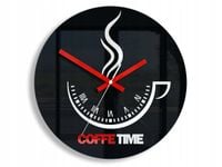 zegar ścienny coffee time ii black