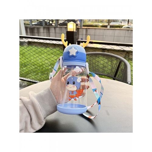 butelka na wodę bidon dziecięcy ze słomką 600 ml bd30n na Arena.pl