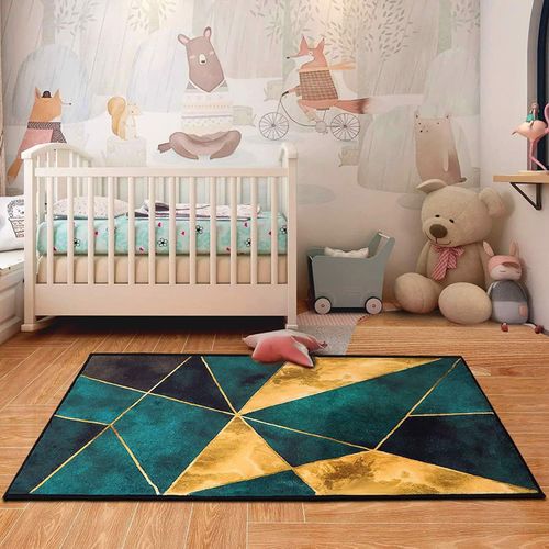 Dywan z Krótkim Włosiem Wzor Geometryczny 120x160 na Arena.pl