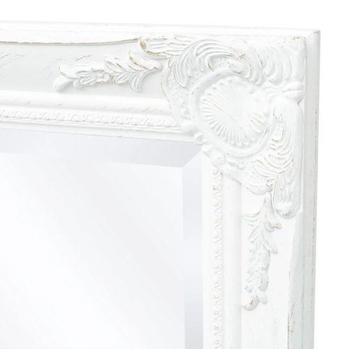 Lustro ścienne w stylu barokowym 100x50cm białe VidaXL na Arena.pl