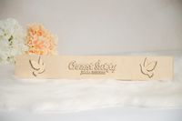 Drewniane pudełko na świecę do Chrztu Świętego PSC-4