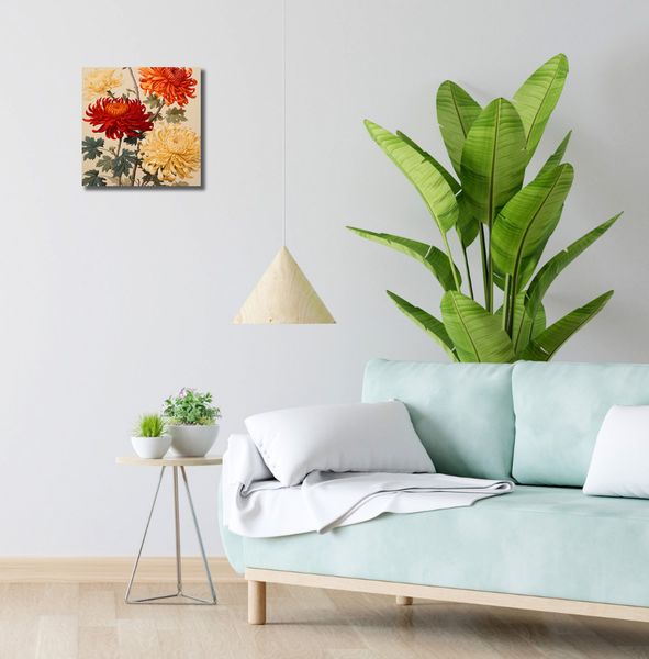 Obraz 30x30cm Tańczące Chryzantemy zdjęcie 2