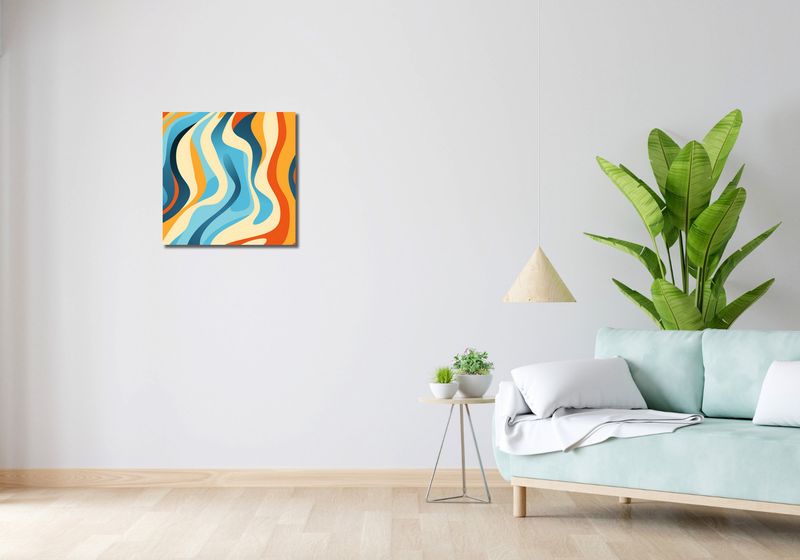 Obraz 50x50cm Tańczące Fale zdjęcie 2