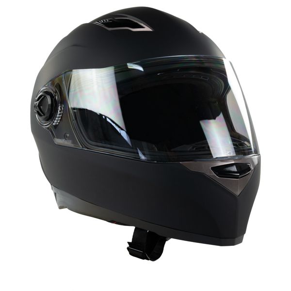 Kask na skuter motocyklowy szczękowy zamknięty BB09B z blendą M czarny mat zdjęcie 2