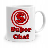 Kubek Prezent Dla Kucharza Kucharki Super Chef Z Nadrukiem Ze Zdjęciem