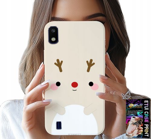 ETUI DO SAMSUNG A10 - RENIFEREK, RENIFER, ŚWIĄTECZNE WZORY na Arena.pl