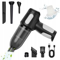 ODKURZACZ SAMOCHODOWY BEZPRZEWODOWY RĘCZNY MOCNY DO AUTA DOMU 2w1 DMUCHAWA