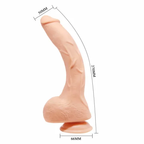 baile piękny jack 26 cm - model anatomiczny z elastycznego tpr, przyssawka na Arena.pl