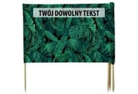 PARAWAN PLAŻOWY Dżungla z indywidualnym  napisem 4 PANELE 23.4