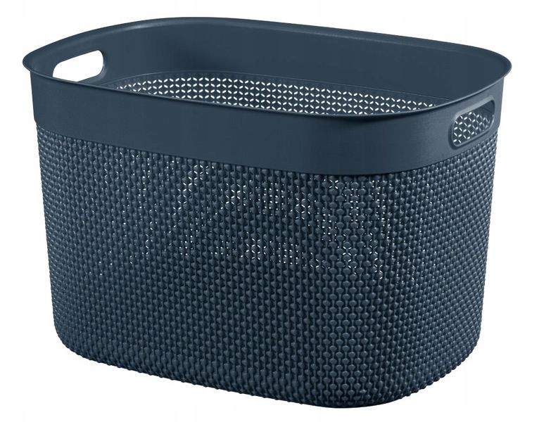 Curver Pudełko Koszyk 18L Pojemnik Granat Eko zdjęcie 1