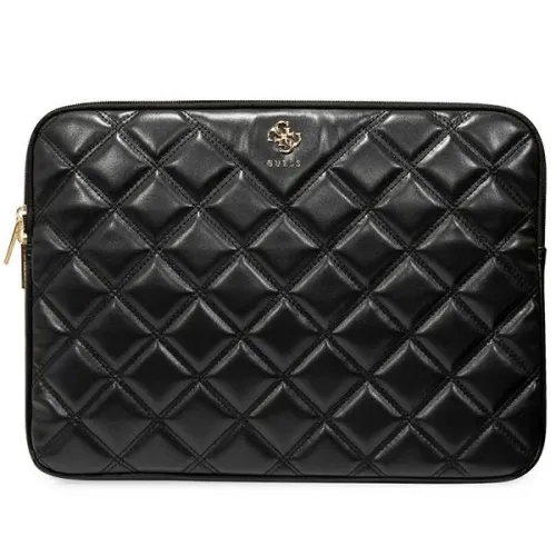 Pokrowiec Guess Quilted 4G na laptopa 14" - czarny na Arena.pl