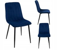krzesło k17-fx velvet niebieskie