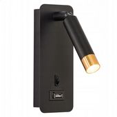 LAMPA NOCNA LED G9 KINKIET DO CZYTANIA Z USB