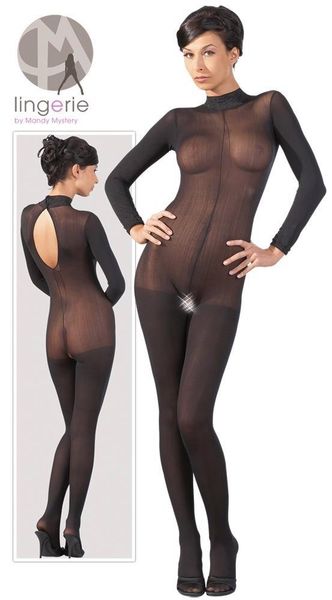 Catsuit With Lace Collar M/L zdjęcie 9