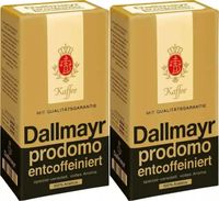 Kawa mielona bezkofeinowa Dallmayr 500 g x2
