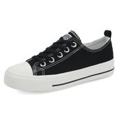 Trampki dziecięce czarne buty płócienne tenisówki halówki szkoła r. 36