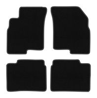 Dywaniki welurowe BASIC Kia Optima II 2005-2010 sedan czarne