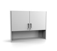 SZAFKA ŁAZIENKOWA WISZĄCA SZAFKA DO ŁAZIENKI ZUZIA 1P 62 / 76 / 30 CM BIAŁA