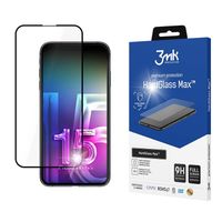 3MK HARD GLASS MAX IPHONE 15 PLUS szkło ramka maksymalna ochrona telefonu