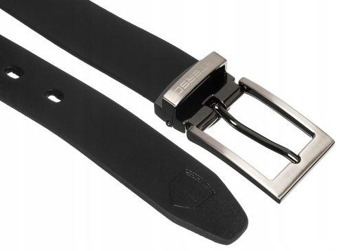 PETERSON męski pasek do spodni garnituru skórzany elegancki + pudełko na Arena.pl
