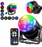 Projektor dyskotekowy kula lustrzana LED disco reflektor imprezowy