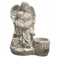 ZNICZ GIPSOWY DUŻY DEKORACJA NA GRÓB ANIOŁY FIGURKA NAGROBNA OZDOBA