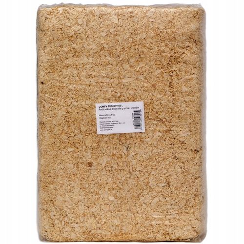 Trociny ściółka dla chomika gryzoni 60l Comfy na Arena.pl