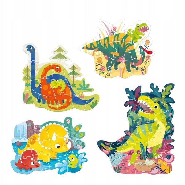 Puzzle progresywne CzuCzu Dinozaury 71 el. zdjęcie 2