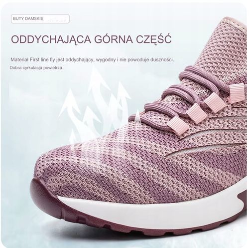 BARDZO LEKKIE buty PÓŁBUTY robocze DAMSKIE siatkowe Oddychające z Noskiem na Arena.pl