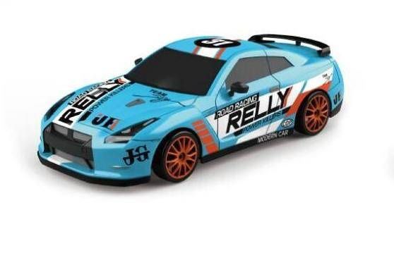 Samochód Do Driftu, Auto RC Drift 1:24 2,4 GHz 4WD NIEBIESKI zdjęcie 2
